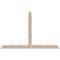 Ekena Millwork Portland Smooth Timber Gable Bracket, Douglas Fir, 96"W x 60"H x 5 1/2"D x 5 1/2"F, 15/12 Pitch GBW096X60X0606POR00SDF - alternate 1